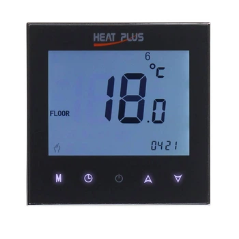 Терморегулятор HEAT PLUS iTeo4 (програмований сенсорний) чорний