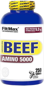 Kompleks aminokwasów FitMax Beef Amino 5000 250 tabletek (5908264416924)