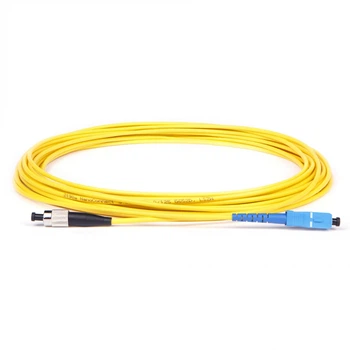 Оптический патч-корд FC/UPC-SC/UPC, SM, Simplex, G.652.D, 3.0 мм - 1 м