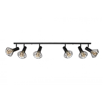 Светильник лофт MSK Electric Diadem потолочный NL 22151-6 BK