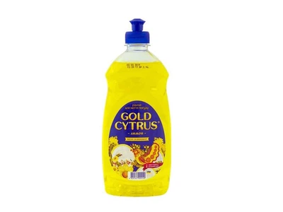 Засіб для миття посуду GOLD CYTRUS 500мл Лимон жовтий