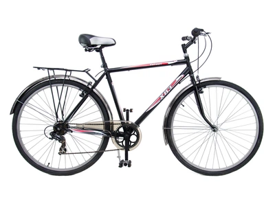 Велосипед ХВЗ 28″ Турист 286WD Cталь 6 cкор. Черный