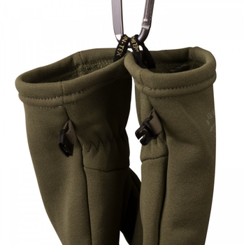 Перчатки флисовые тактические 2XL Оливка Helikon-Tex Rekawice Trekker Outback Gloves 2XL Зеленый зеленый (RK-TKO-RP-02-B07-2XL) M-T