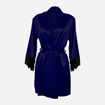 Халат жіночий DKaren Housecoat Adelaide XS Navy Blue (5903251397446)