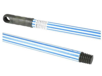 Кий METALSTICK Ручка для швабри прогумована блакитно-біла 120REZ-B-RO