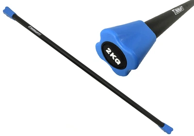 Бодибар (Body Bar) EasyFit 2 кг (палка гимнастическая, тренажер для фитнеса и спорта) SC-2BL
