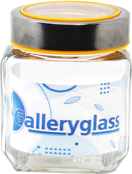 Банка для хранения Shelley Glass стеклянная с оконной крышкой 500 мл (S0101-4S)