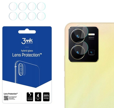 Комплект захисного скла 3MK Lens Protect для камеры Vivo Y35 4G 4 шт (5903108495202)