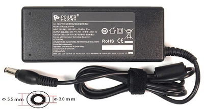 Адаптер для ноутбука PowerPlant SAMSUNG 220V, 19V 90W 4.74A (5.5*3.0)