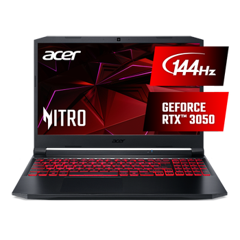 Ноутбук Acer Nitro 5 AN515-57-76A2 (NH.QELEU.011) Shale Black / 15.6” IPS Full HD 144 Гц / Intel Core i7-11600H / RAM 16 ГБ / SSD 512 ГБ / nVidia GeForce RTX 3050, 4 ГБ