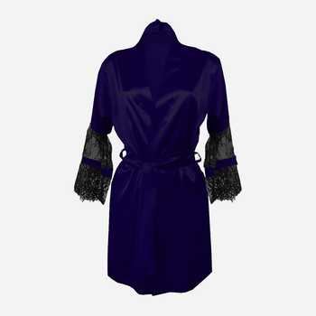 Халат жіночий DKaren Housecoat Beatrice S Navy Blue (5903251396784)