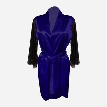 Халат жіночий DKaren Housecoat Bonnie XL Navy Blue (5903251384170)