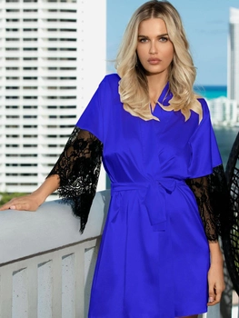 Халат жіночий DKaren Housecoat Dagmara XL Blue (5903251370890)