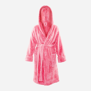 Халат жіночий теплий з капюшоном DKaren Housecoat Diana 2XL Coral (5901780657024)