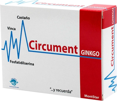 Suplement diety Montstar Circument Ginkgo 504 mg 45 kapsułek (8436021826879)