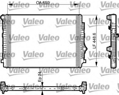 Радиатор Valeo (735549)