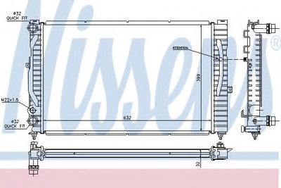 Радіатор Nissens (60299)