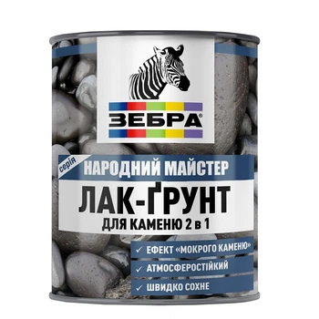 Лак-грунт для камня 2в1 Народний майстер 2,1л