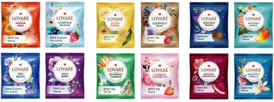 Комплект пакетованого чаю Lovare Асорті 3 види по 50 пакетів (2000345447865)