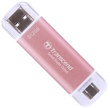SSD диск Transcend ESD310P 512GB USB Type-A/USB Type-C 3D NAND (TS512GESD310P) External