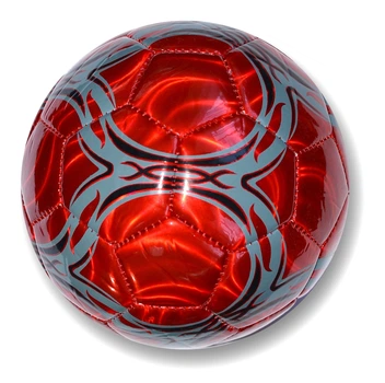 Мяч футбольний MINI Jom toys №2 FB-0033-14 Червоний перламутр PVC 100 грам