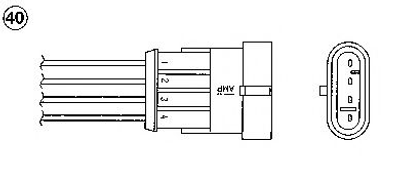 Лямбда-зонд NGK (7978)