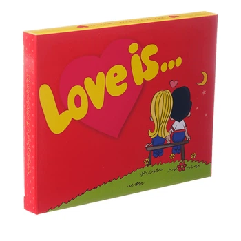 Набор молочного шоколада 12 плиток "Love is" OK-1175 60 г 4491726
