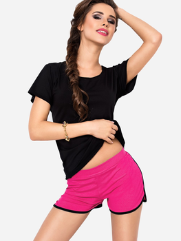 Piżama (T-shirt + spodenki) DKaren Set Abigil XS Pink (5902230083004)