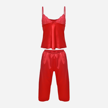 Piżama erotyczna (podkoszulek + bryczesy) DKaren Set Emma XS Red (5903251413092)