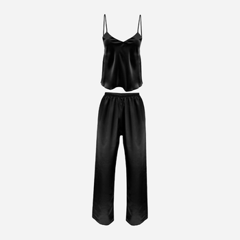 Piżama (podkoszulek + spodnie) DKaren Set Iga M Black (5901780628789)