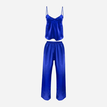 Piżama (podkoszulek + spodnie) DKaren Set Iga L Blue (5901780630225)