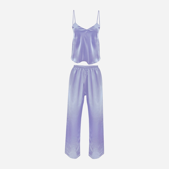 Piżama (podkoszulek + spodnie) DKaren Set Iga XL Light Blue (5901780630607)