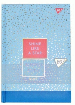 Блокнот-мотиватор 13 x 18.5 см 80арк. кліт. Shine like a star. City Yes