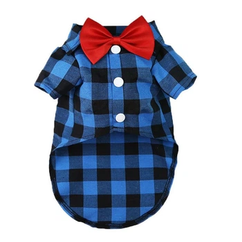 Рубашка для котов и кошек Pet Style "Бабочка" Синяя XS