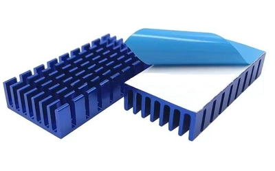 Радиатор ENOKAY KG-370 алюминиевый 50*25*10мм для охлаждения чипов, хабов, других компонентов (Blue)