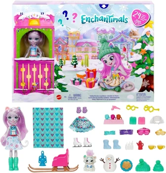 Игровой набор Enchantimals Winter Wonder Advent Calendar Зимнее чудо (HHC21)