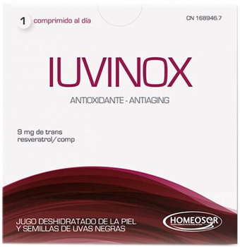 Дієтична добавка Homeosor Iuvinox 28 таблеток (8470001689467)