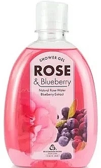 Гель для душу "Троянда та чорниця" - Bulgarian Rose & Blueberry Shower Gel 320ml (320ml) (1020212-1351585-2)