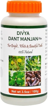 Зубной порошок для полости рта (натуральный) - Patanjali Divya Dant Manjan 100g (1075681-1429165-2)