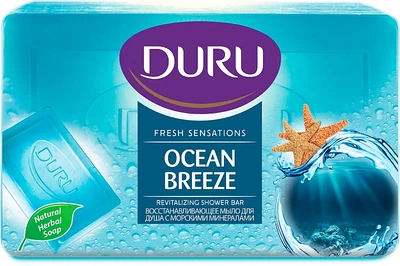 Туалетное мыло "Океанский бриз" Duru Fresh Sensations Beauty Soap Ocean Breeze 4x100g (670809-1355811-2)