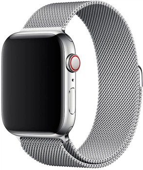 Ремінець Drobak Milanese Loop для Apple Watch All Series 41/40/38mm Silver (191939)