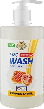 Жидкое крем-мыло "Молоко и мед" - Pro Wash 470g (470g) (1017550-1348382-2)