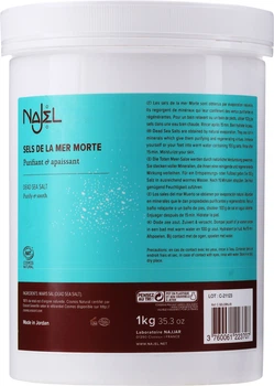 Сіль для ванни "Мертве море" - Najel Dead Sea Salt 1000g (180g, 400g, 1000g) (935798-1190701-2)