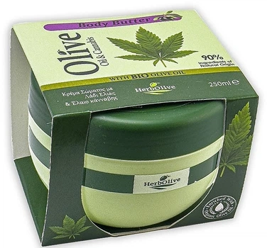 Масло для тела с коноплей - Madis HerbOlive Body Butter 250ml (1212335-138094)