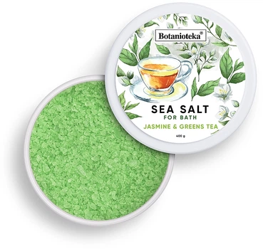 Соль морская для ванн "Жасмин и зеленый чай" - Botanioteka Jasmine & Green Tea Bath Salt 400g (989636-1282994-2)