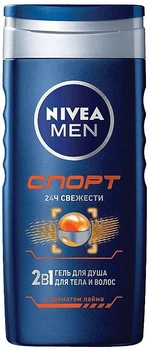 Гель для душа "Спорт" с ароматом лайма Nivea Men 500ml (250ml, 400ml, 500ml) (235829-624831-2)