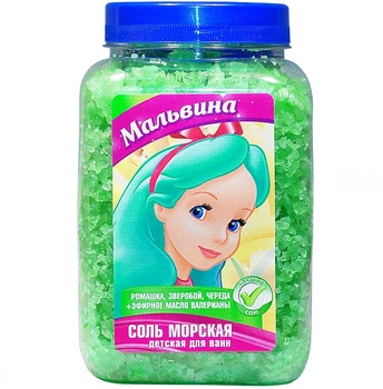 Морская соль для ванн "Мальвина" Bioton Cosmetics 750g (750g) (812115-733516-2)