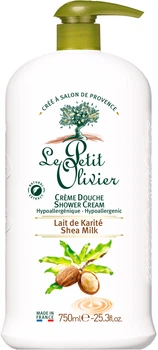 Крем для душа, каритэ молоко Le Petit Olivier Extra Gentle Shower Creams 750ml (637812-541971-2)