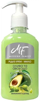 Крем-мило "Олива та авокадо" Pirana Modern Family 1000ml (753247-677891-2)