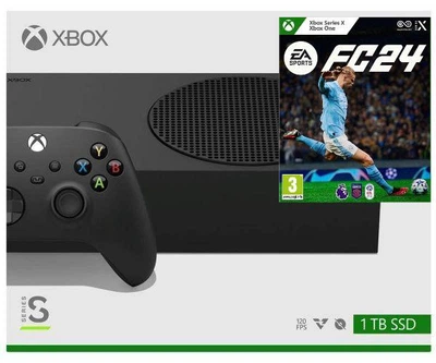 Microsoft Xbox Series S 1Tb Carbon Black + EA SPORTS FC 24 (русская версия)